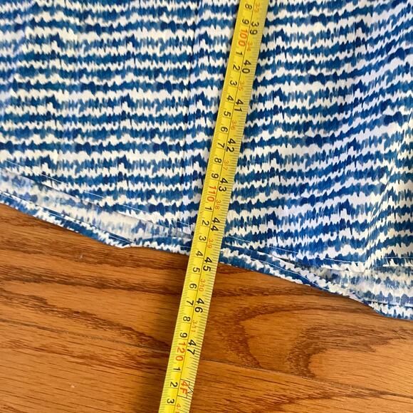 Tucker NYC Safari Button-Up Midi Shirt Dress Womens Small Cobalt Blue No Belt - Picture 11 of 11